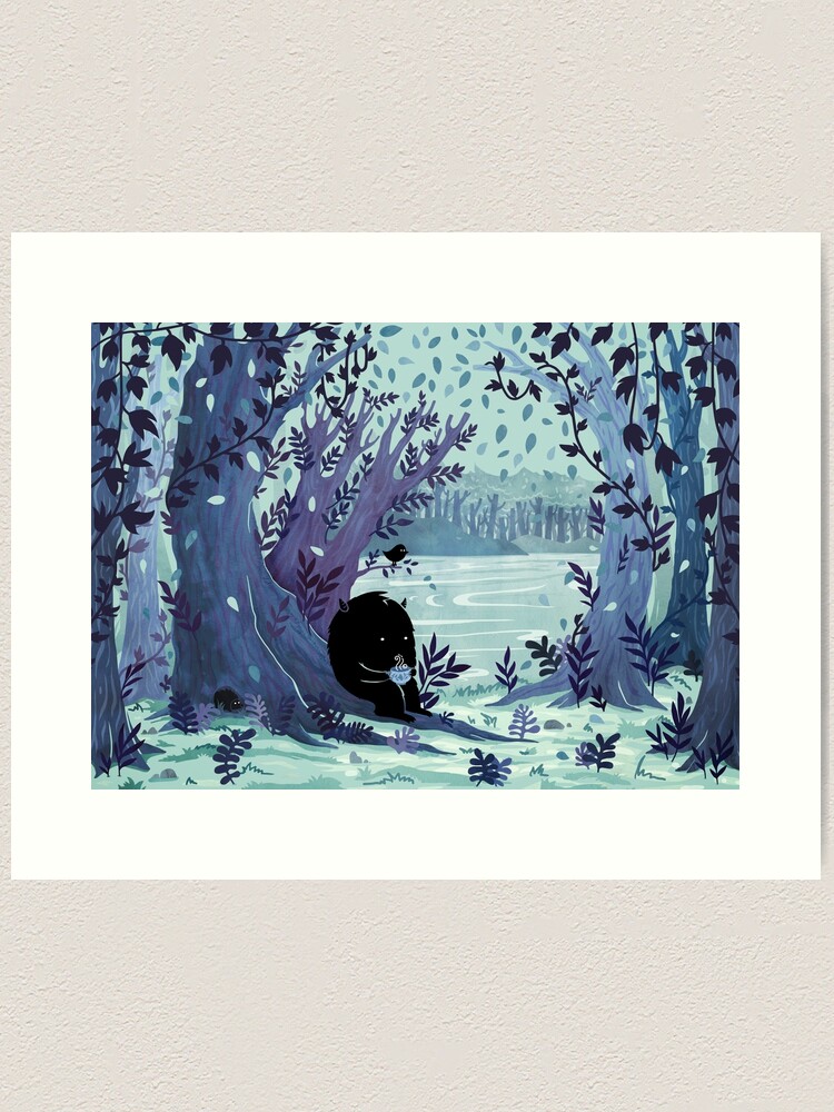 Alternate view of A Quiet Spot of Tea Art Print