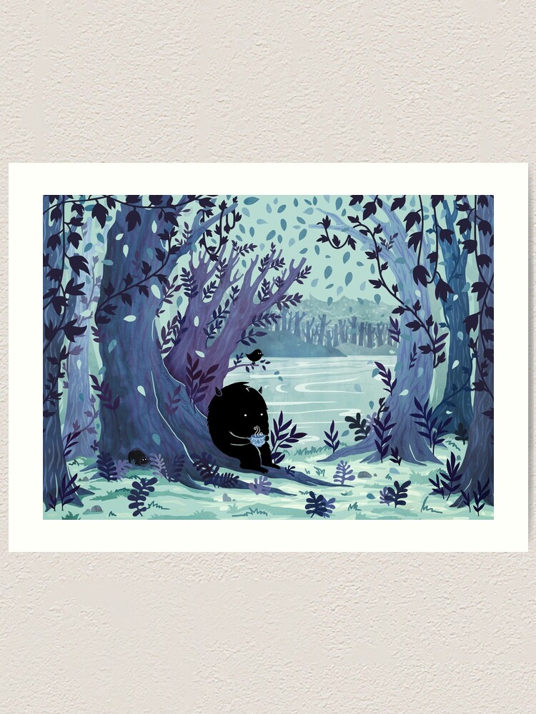 Alternate view of A Quiet Spot of Tea Art Print