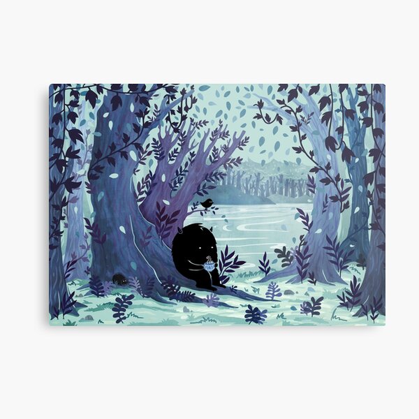 A Quiet Spot of Tea Metal Print