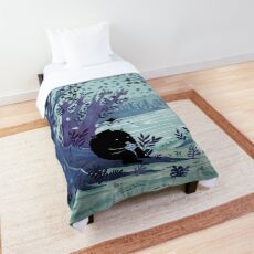 A Quiet Spot of Tea Comforter