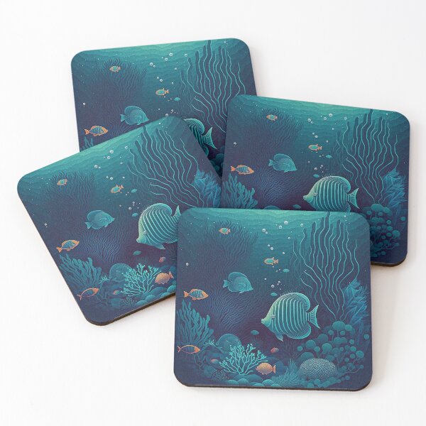 Item preview, Ocean underwater world  sea designed and sold by fuzzyfox.