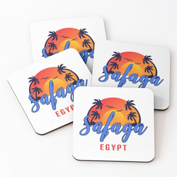 Item preview, Safaga Egypt Sunset, Palm Trees And Flying Birds designed and sold by EgyptConnection.
