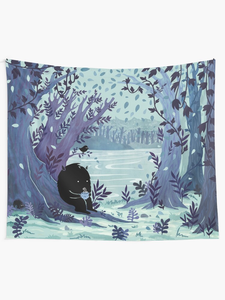 Alternate view of A Quiet Spot of Tea Tapestry