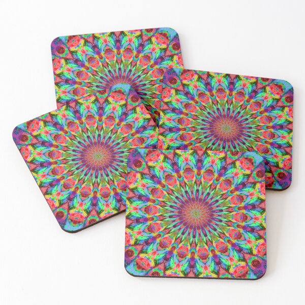 Item preview, Colorful Peacock Kaleidoscope designed and sold by ArtistsQuest.