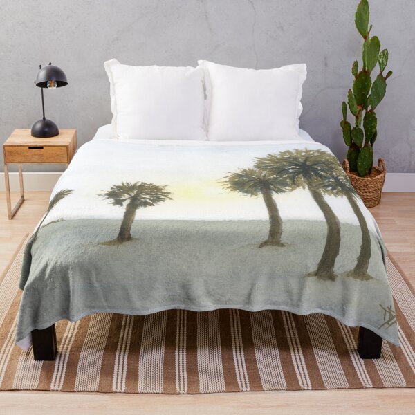 Item preview, Palms in Fog designed and sold by WaterStrokesArt.