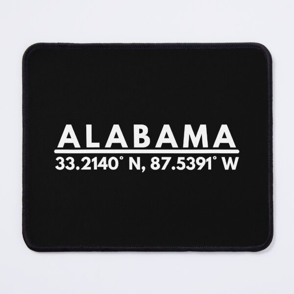 Item preview, Alabama AL Athletics Fans Latitude Longitude designed and sold by JackSadowski.