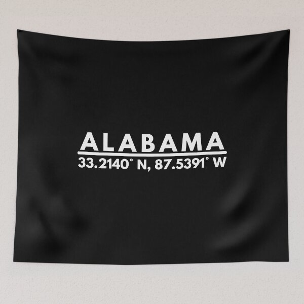 Item preview, Alabama AL Athletics Fans Latitude Longitude designed and sold by JackSadowski.