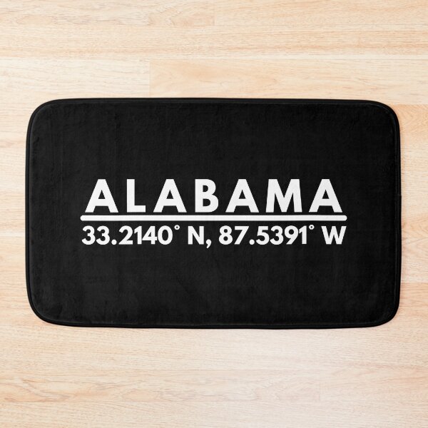 Item preview, Alabama AL Athletics Fans Latitude Longitude designed and sold by JackSadowski.