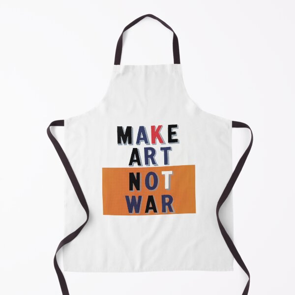 Item preview, make art not war 7 designed and sold by ermisvulkaya.