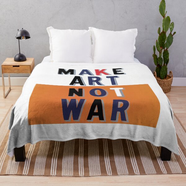 Item preview, make art not war 7 designed and sold by ermisvulkaya.