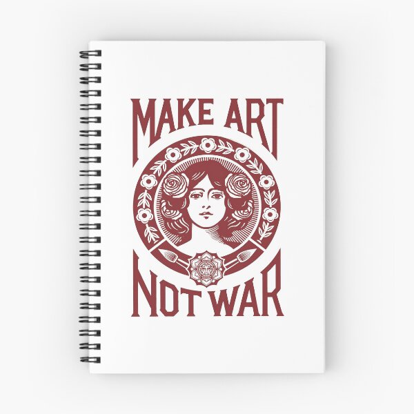 Item preview, make art not war 8 designed and sold by ermisvulkaya.