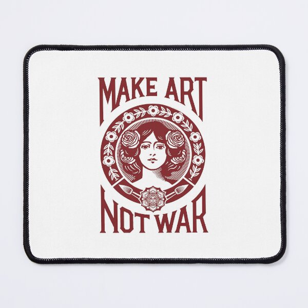 Item preview, make art not war 8 designed and sold by ermisvulkaya.
