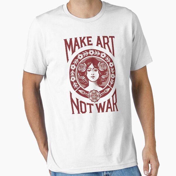 Item preview, make art not war 8 designed and sold by ermisvulkaya.
