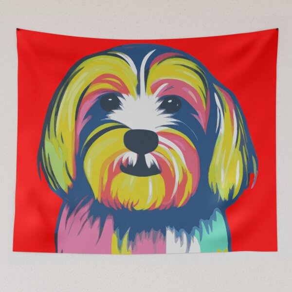 Item preview, Havanese Dog - Pop Art designed and sold by dogpopart.