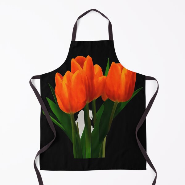 Item preview, Orange watercolor tulips designed and sold by gramizzia.
