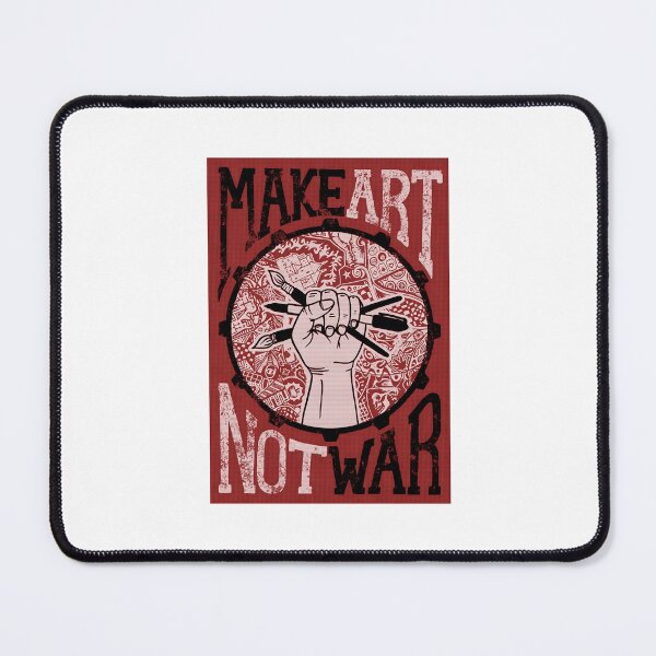 Item preview, make art not war 9 designed and sold by ermisvulkaya.