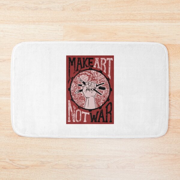 Item preview, make art not war 9 designed and sold by ermisvulkaya.