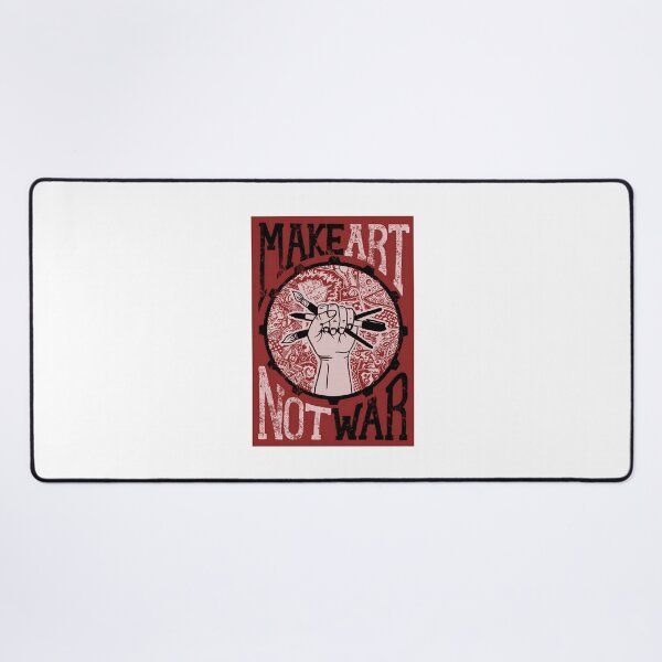 Item preview, make art not war 9 designed and sold by ermisvulkaya.