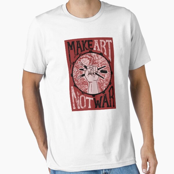 Item preview, make art not war 9 designed and sold by ermisvulkaya.