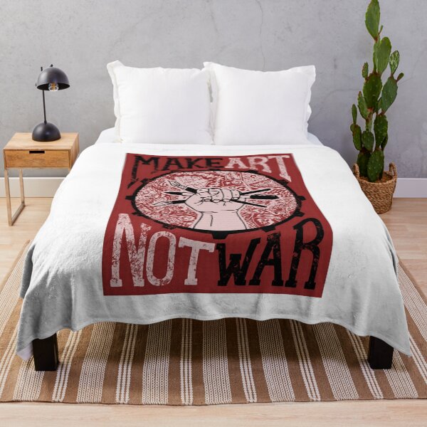 Item preview, make art not war 9 designed and sold by ermisvulkaya.
