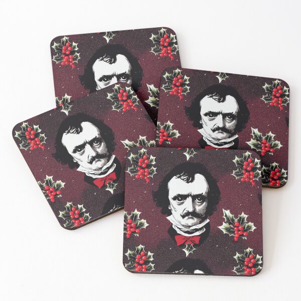 Item preview, Edgar Allan Poe & Holly-Jolly Mistletoe designed and sold by VampyreZen.