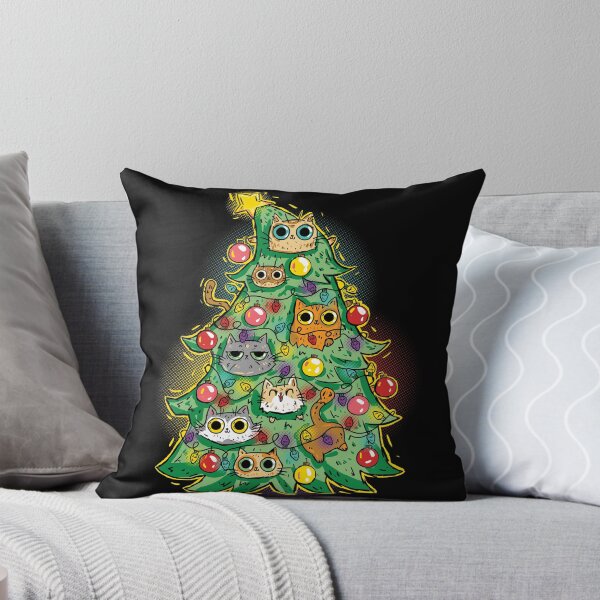 Item preview, Christmas Tree Cats designed and sold by norsedogstudio.