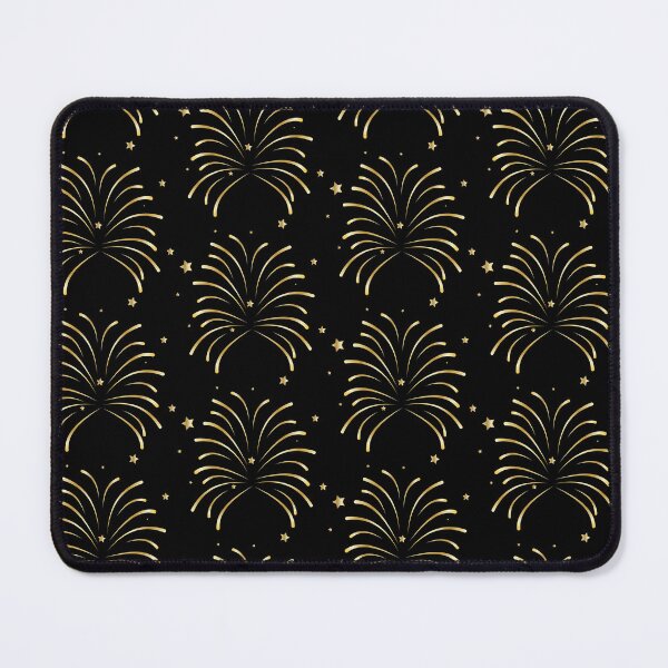 Item preview, Gold Fireworks and Stars Pattern designed and sold by iCraftCafe.