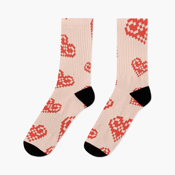 Item preview,  Pixel art red heart pattern 2 designed and sold by Gala-life1.