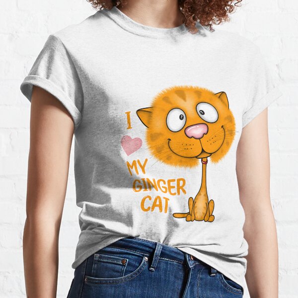 ginger cat t shirt