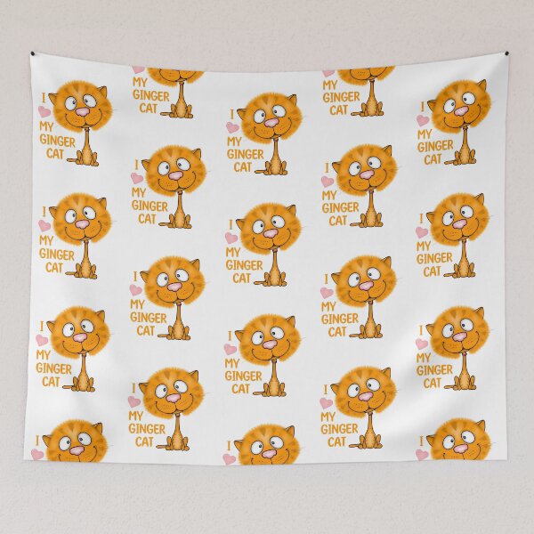 Item preview, I Love My Ginger Cat designed and sold by olivebirdyshop.