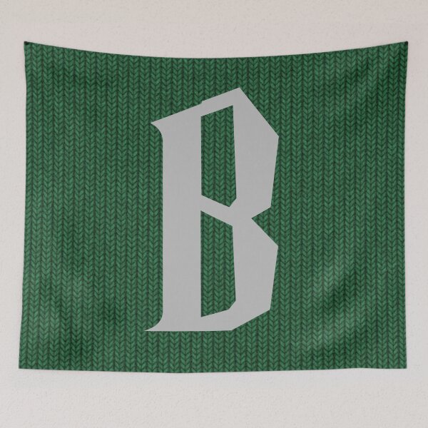 Item preview, B letter Harry p hp slyther knitted jumper pattern  designed and sold by SADISTICWITCH.