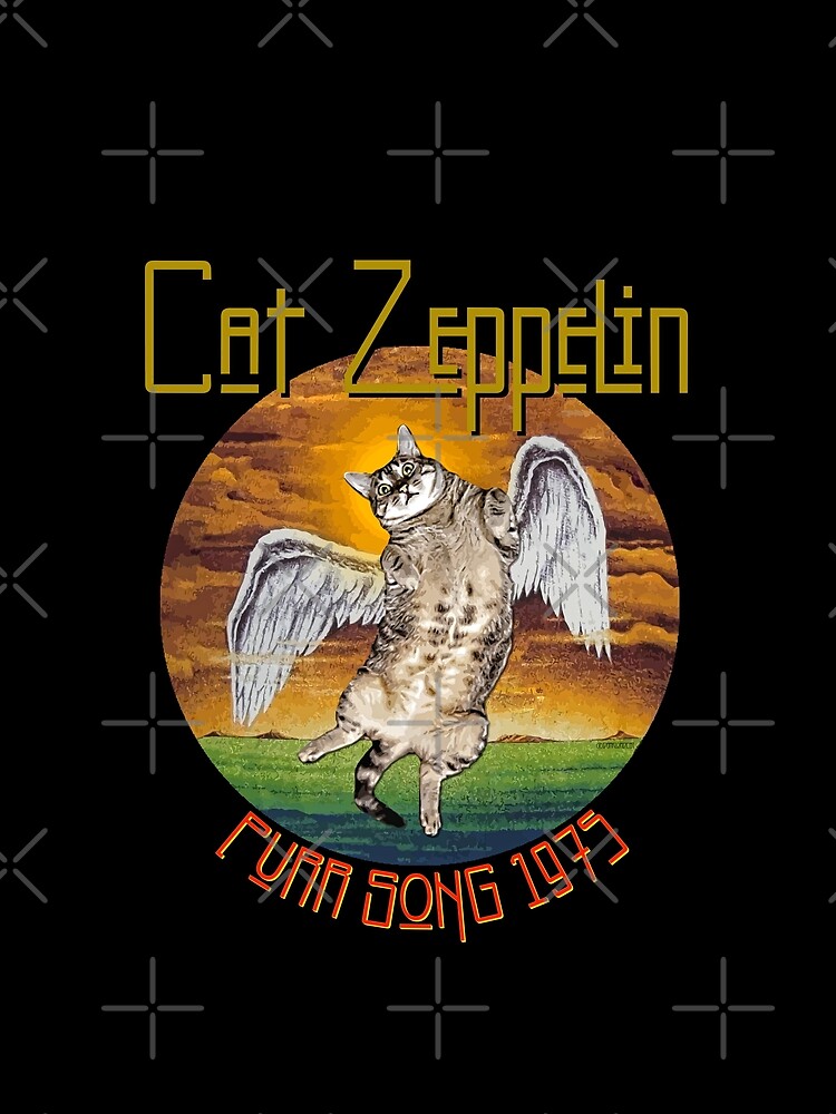 "CAT ZEPPELIN" Tshirt by darklordpug Redbubble