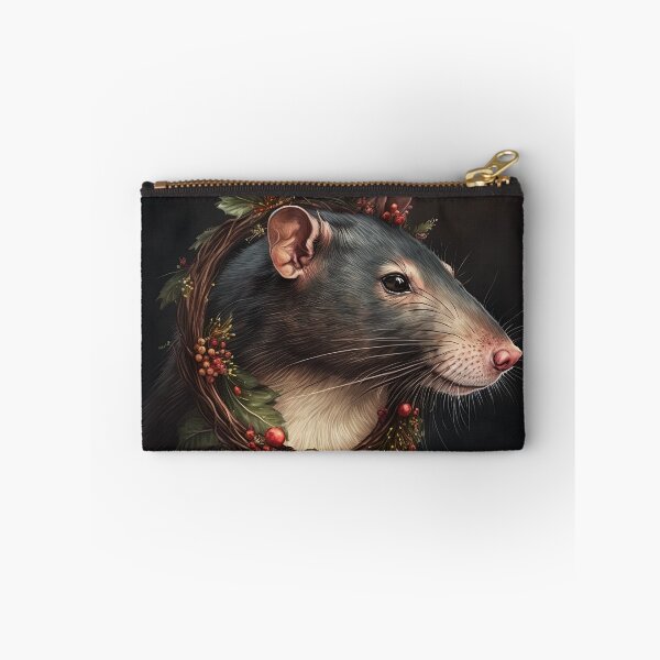 Item preview, Festive Pet Rat Christmas / Winter Holiday designed and sold by Ealaionta Design.