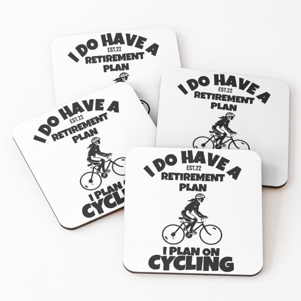 Item preview, DO HAVE RETIREMENT PLAN I PLAN ON CYCLING designed and sold by GAADesignz.
