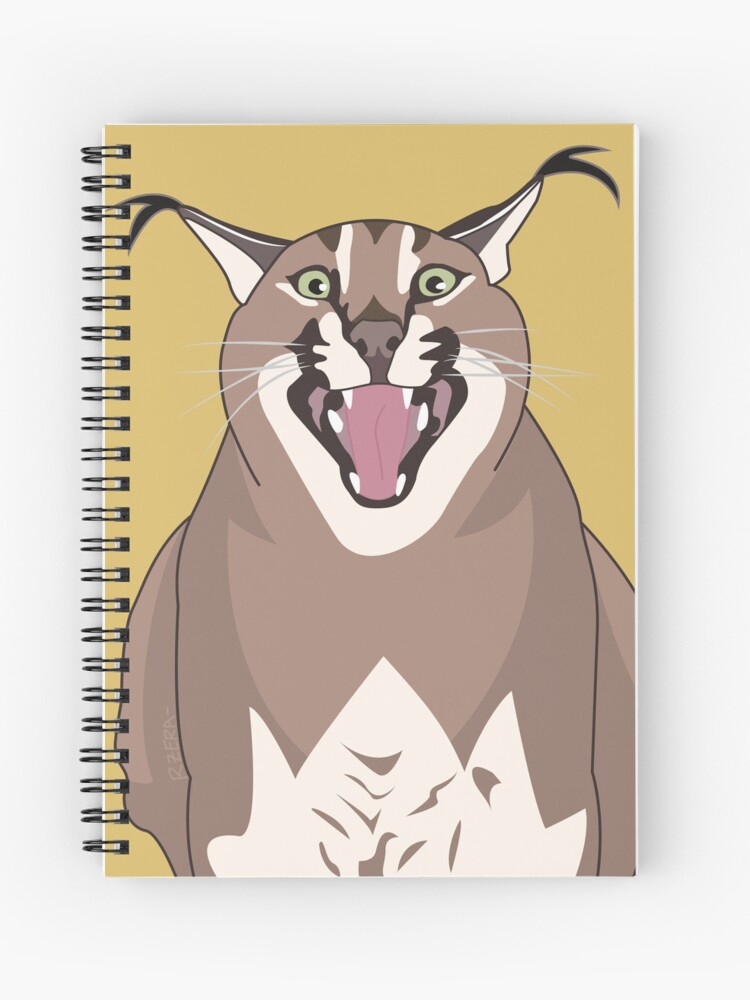 Big Floppa Spiral Notebooks for Sale