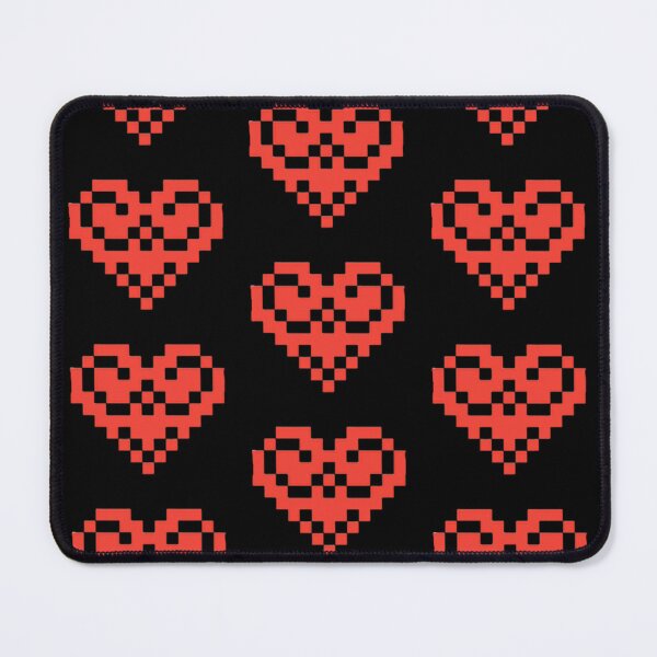 Item preview, Pixel art red heart black background designed and sold by Gala-life1.