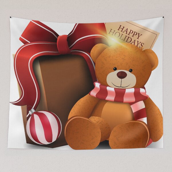 Item preview, Happy Holidays Teddy! designed and sold by lucidfrog.