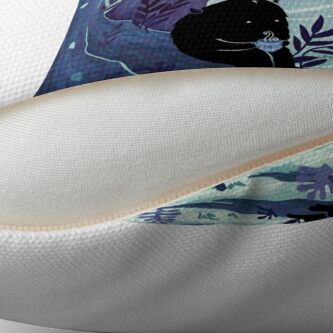 Alternate view of A Quiet Spot of Tea Floor Pillow