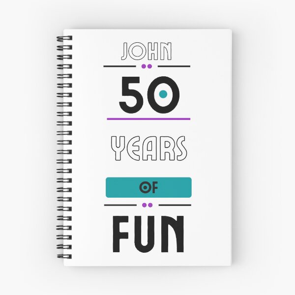Item preview, JOHN NAME: JOHN 50 YEARS OF FUN. designed and sold by AlexRelax.
