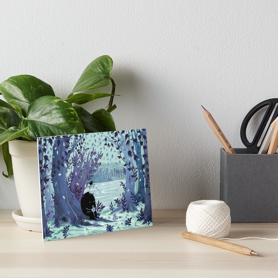 A Quiet Spot of Tea Art Board Print