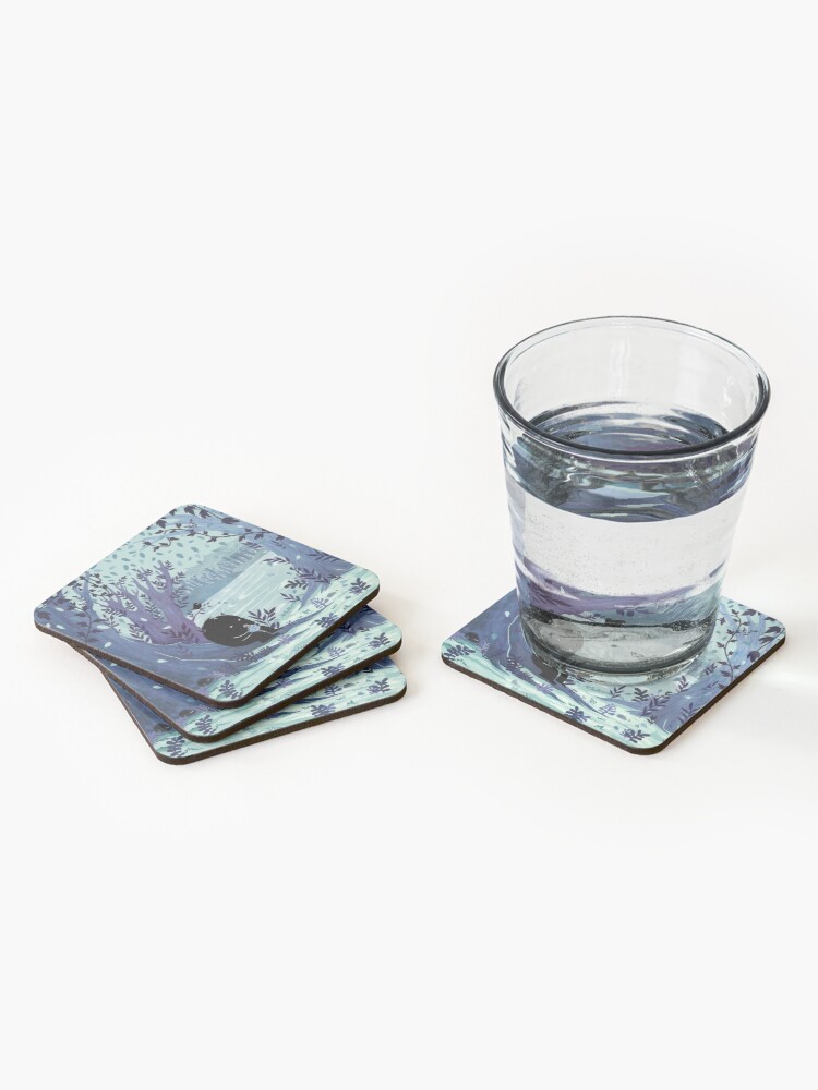 Alternate view of A Quiet Spot of Tea Coasters (Set of 4)