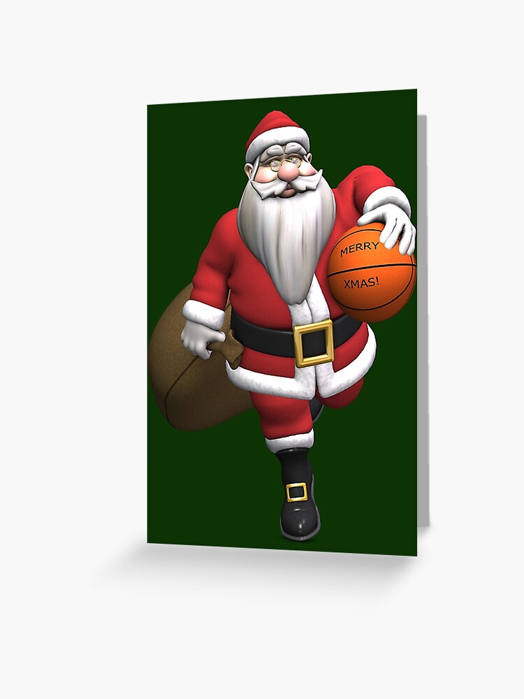 Oklahoma City Thunder NBA Basketball Ho Ho Ho Santa Claus Merry