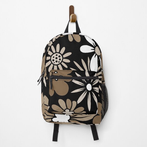 Item preview, Retro 1960's Floral Pattern In Sepia, Black And White designed and sold by DEC02.
