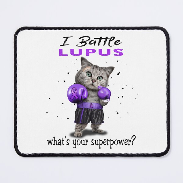 Artikelvorschau, Lupus Warrior - Ich kämpfe gegen Lupus Was ist deine Superkraft? entworfen und verkauft von Jennpak.