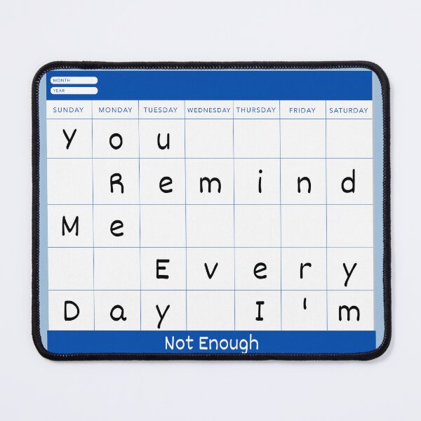 Item preview, I'm not enough: July designed and sold by katiebca2.