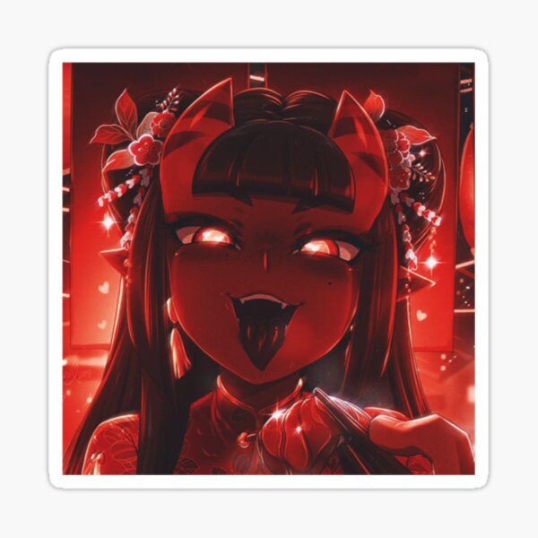 "meru The Succubus Beautiful " Sticker For Sale By Holidaygp | Redbubble