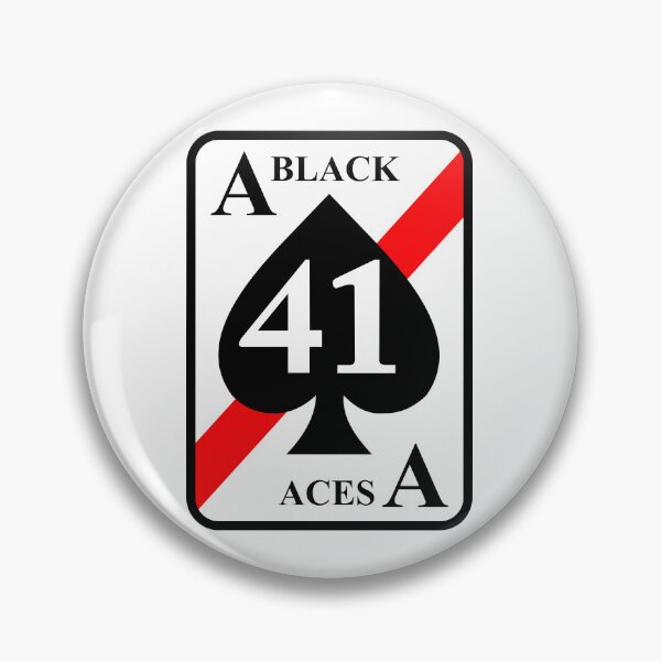 Item preview, USN VFA-41 Strike Fighter Squadron - Black Aces - Clean Style designed and sold by pzd501.
