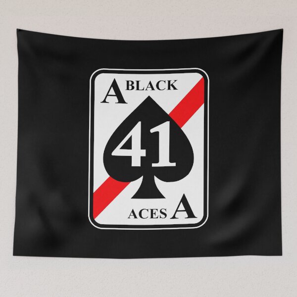 Item preview, USN VFA-41 Strike Fighter Squadron - Black Aces - Clean Style designed and sold by pzd501.