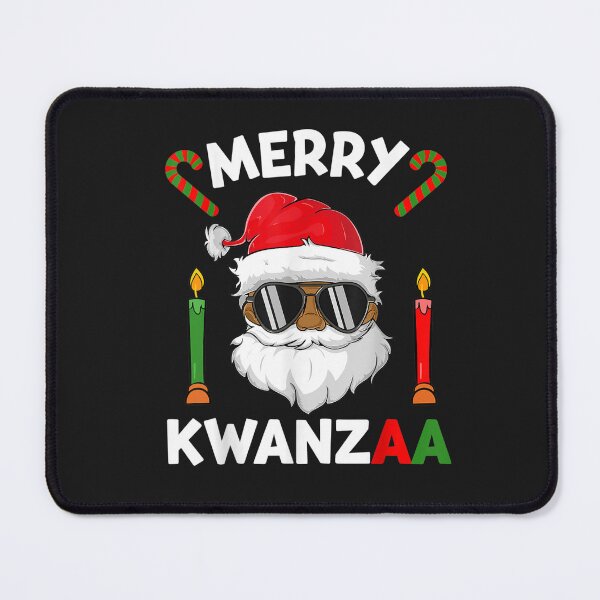 Item preview, African American Christmas Shirts, Merry Kwanzaa Santa Claus T-Shirt designed and sold by Bobby-Bancel.
