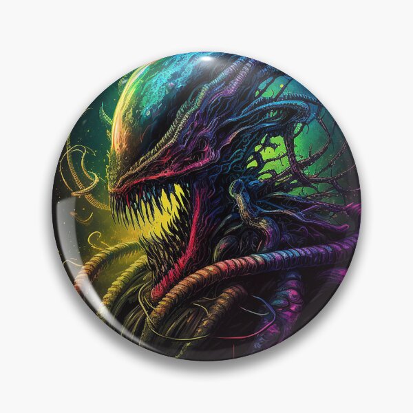 Item preview, Comic inspired neon alien designed and sold by StarkitVisions.